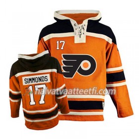 Miesten NHL Philadelphia Flyers Wayne Simmonds 17 Oranssi Sawyer Hooded Sweatshirt